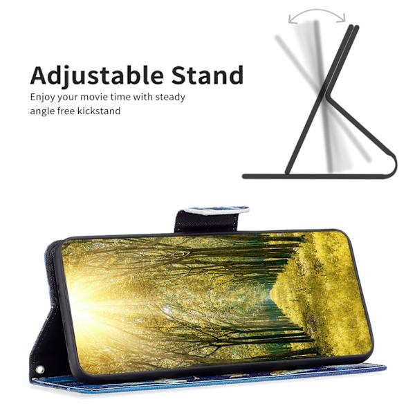 Til Sony Xperia 1 VI tegnebogstativetui mønstertelefoncover Multicolor