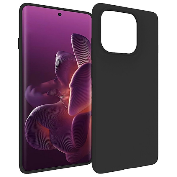 För Motorola Edge 60 Pro 5G Skal Matt Finish Mjukt TPU Skyddsfodral Svart