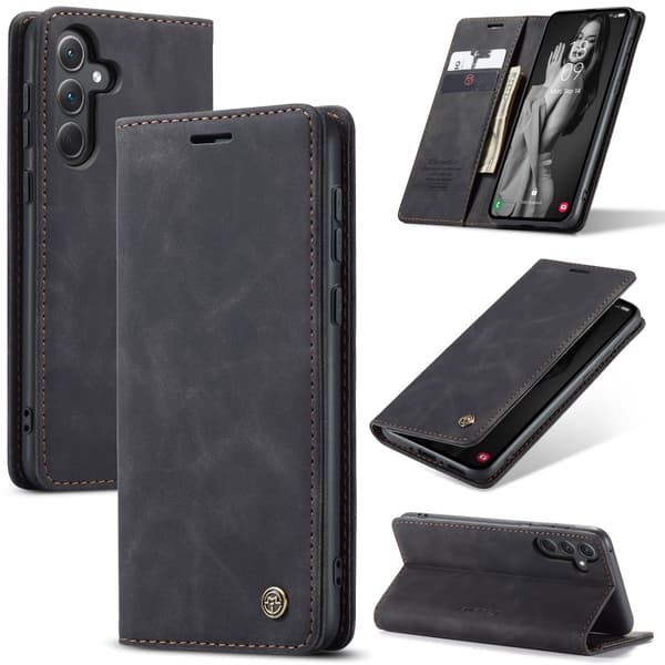 CASEME Retro Pung Taske til Samsung Galaxy A36 Black