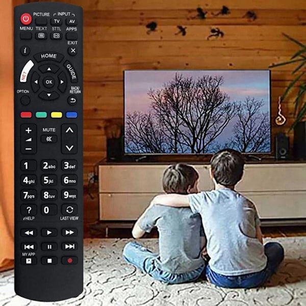 Fjernkontrollerstatning for N2QAYB001180 For Panasonic TV Black
