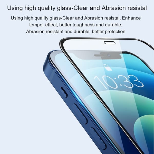AMORUS for iPhone 17 Pro Max Skjermbeskytter i herdet glass 2-pakk Transparent