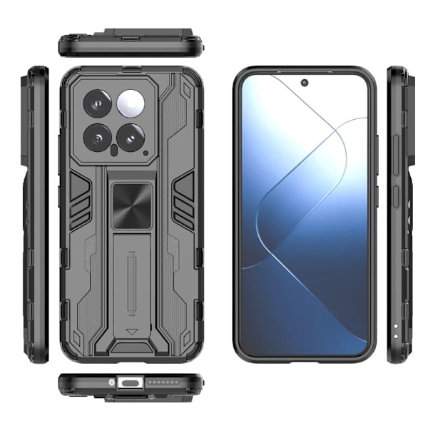 Deksel for Xiaomi 14 med stativ Transparent