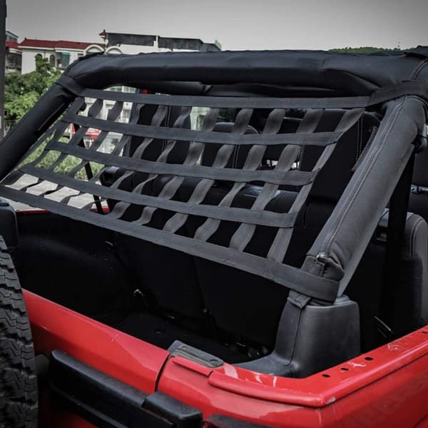 Biltak Lastnät SUV Lastförvaring Näthängmatta Biltillbehör Svart
