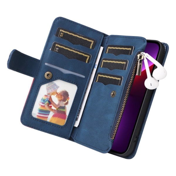 KS Plånboksfodral till iPhone 13 Pro - Blå Blå