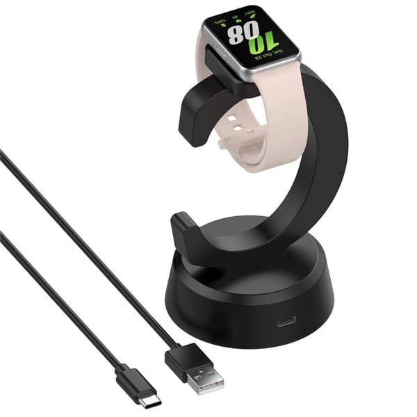 Laddare Docka till Samsung Galaxy Fit3 Honor Watch X5 Fit  Keep B5 B4 Lite B4 Svart
