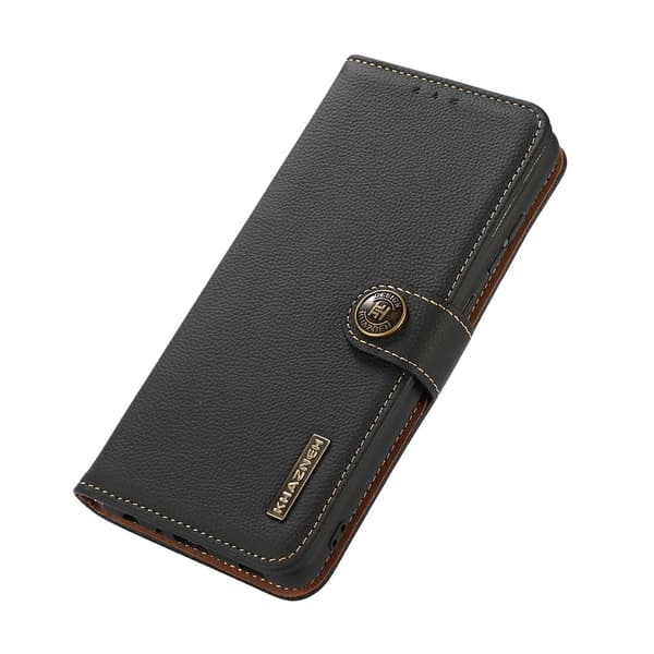 KHAZNEH Til Xiaomi 17T Pro Pungcover i Ægte Læder Black