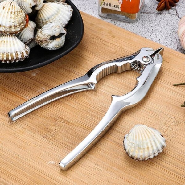 Multifunktions Krabba Mussla Knäcka Seafood Nöt Flasköppnare kök Silverkrom
