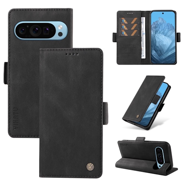 YIKATU Til Google Pixel 9 / Pixel 9 Pro Telefoncover - Sort Black