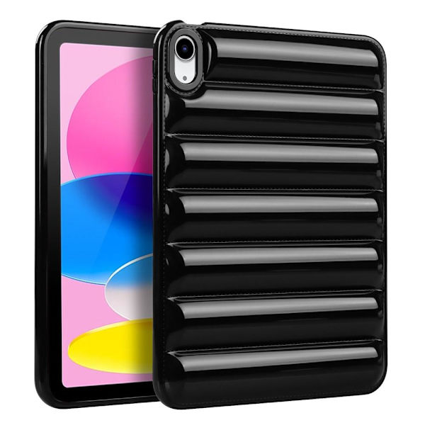 Til iPad 10.9 (2022) Candy Color TPU-cover Black