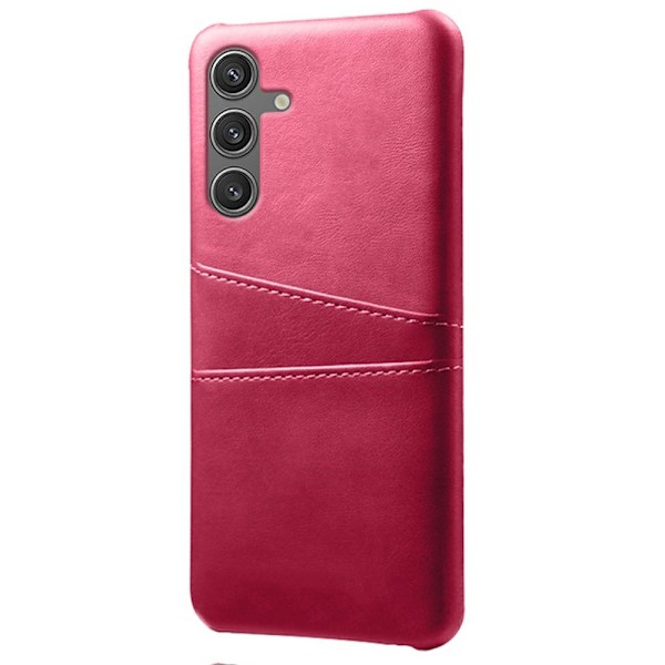 Samsung Galaxy S25 KSQ Pu-nahkapäällysteinen kuori kova kotelo Pink
