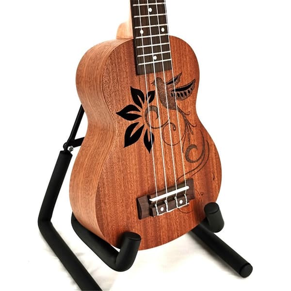 Sapele Ukulele 4-strängad Musikinstrument Brun