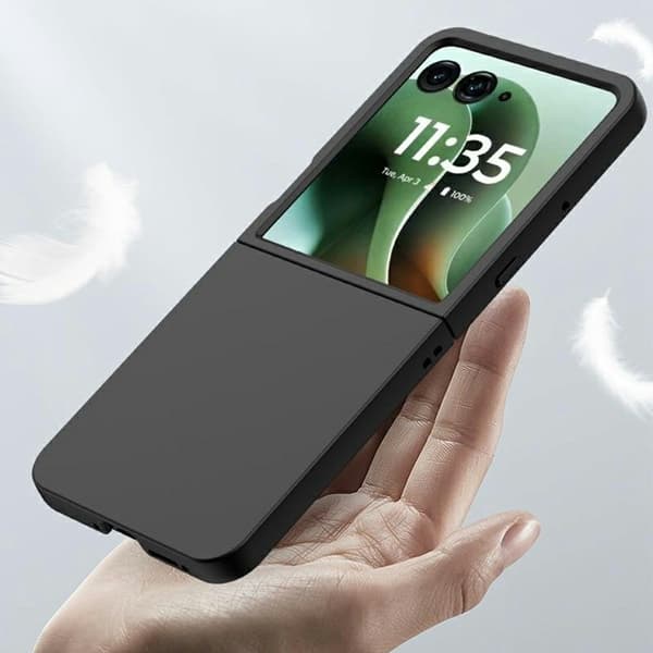 For Motorola Razr 60 Ultra 5G Deksel Skin-Touch Tekstur Hardt PC Mobildeksel Black