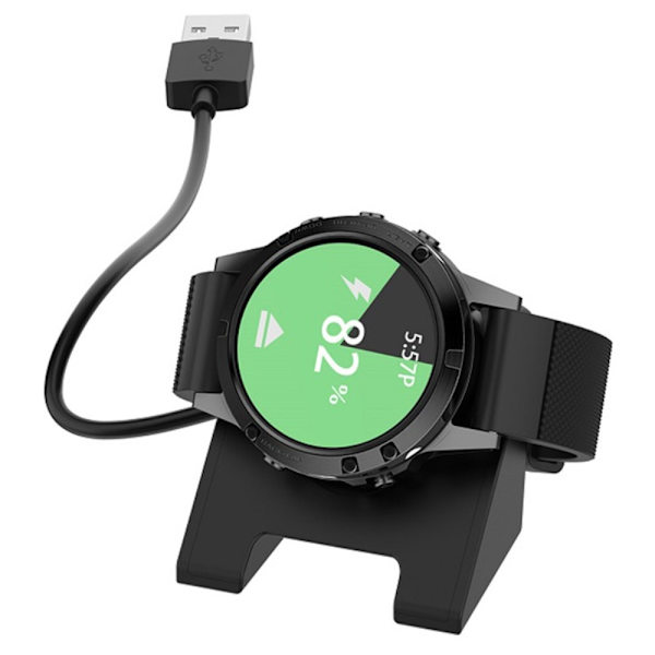 Laturitelakka Garmin Venu 3:lle Venu 3S Instinct 2X Vivoactiv 5 Black