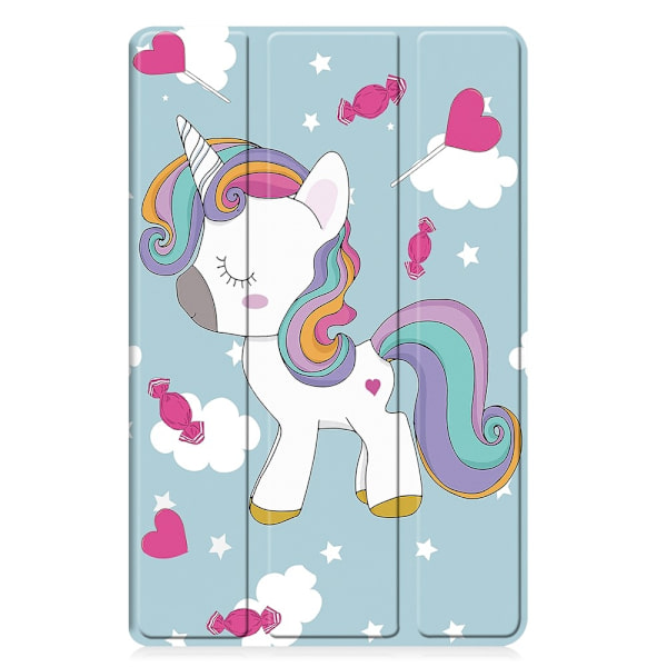 Slim Fit Cover fodral Till Samsung Galaxy Tab A9+ 11" - Unicorn multifärg