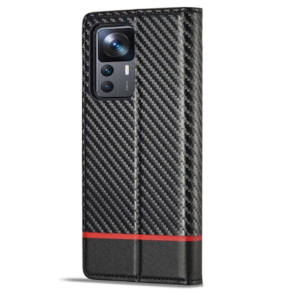 LC.IMEEKE lompakkokotelo Xiaomi 12T/12T Pro - musta Black