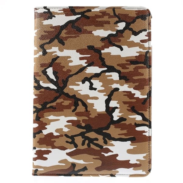 Cover iPad Air/Ipad 5, 360 rotasjon kamuflasje Brown
