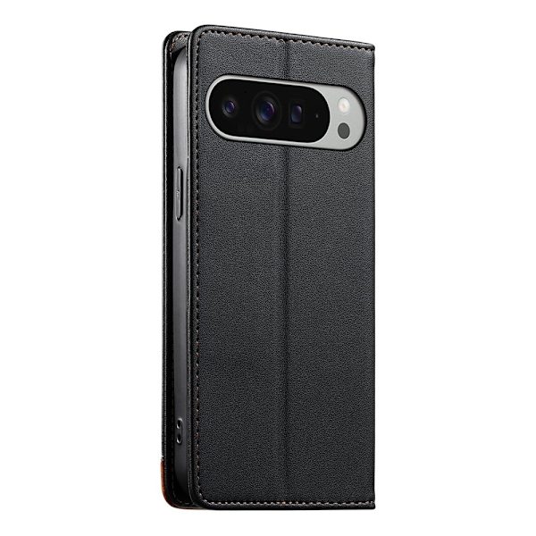 DIERFENG Til Google Pixel 10 Pro XL Lommebokdeksel RFID Beskyttelse Stativ - Svart Black