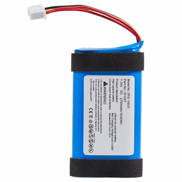 Batteri til Sony SRS - XB33 7.34V 2700mAh Blue