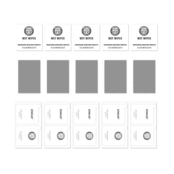 ENKAY Hærdet glas til Samsung Galaxy S24 FE 5stk Transparent