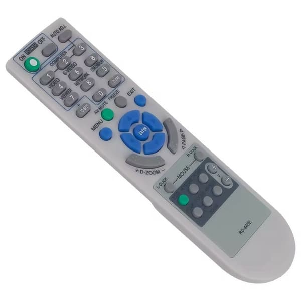 Udskiftning af fjernbetjening RD-448E til NEC-projektor Grey