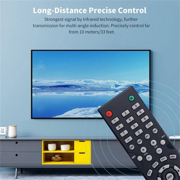 Fjernkontroll erstatning for PLDED3273A-E For PROSCAN TV Black