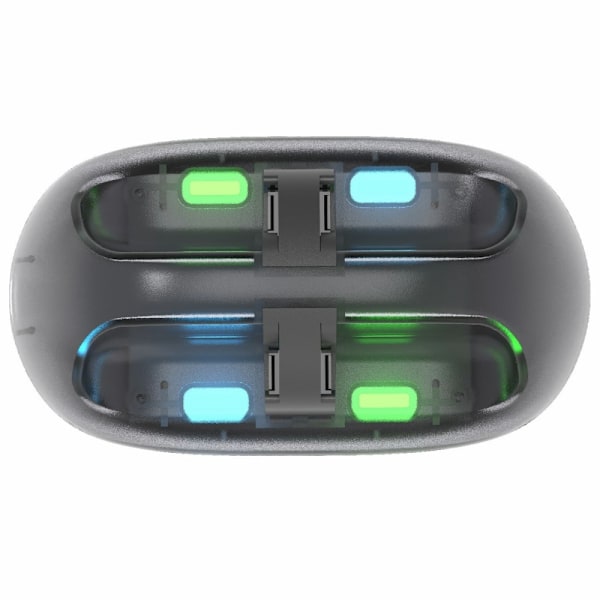 Lader for kontroller kompatibel med Nintendo Switch Joy-Con Ladestasjon Black