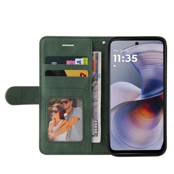 KT Plånboksfodral till Motorola Moto G55 - Grön Grön
