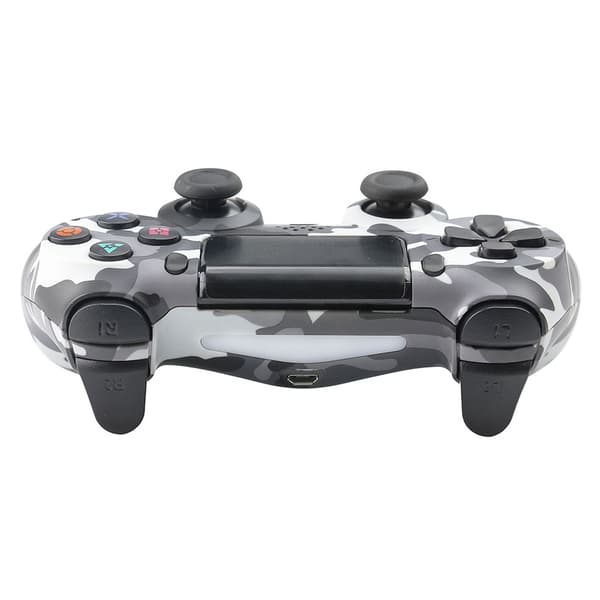 Trådløs spillkontroller for Sony PS4 Bluetooth-gamepad med vibrasjon - kamuflasje Grey