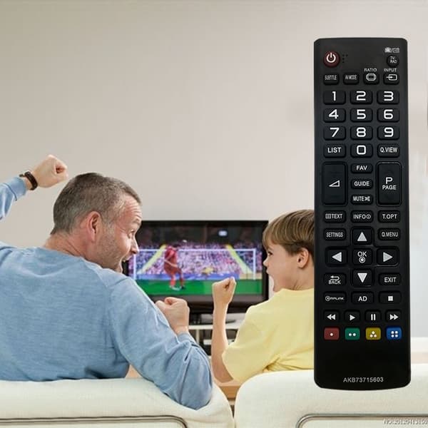 TV fjernkontroll Erstatning for AKB73715603 For LG TV Black