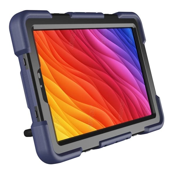 Til Samsung Galaxy Tab A11+ Kraftig rustningsveske Nettbrettveske Navy Blue + Black Multicolor