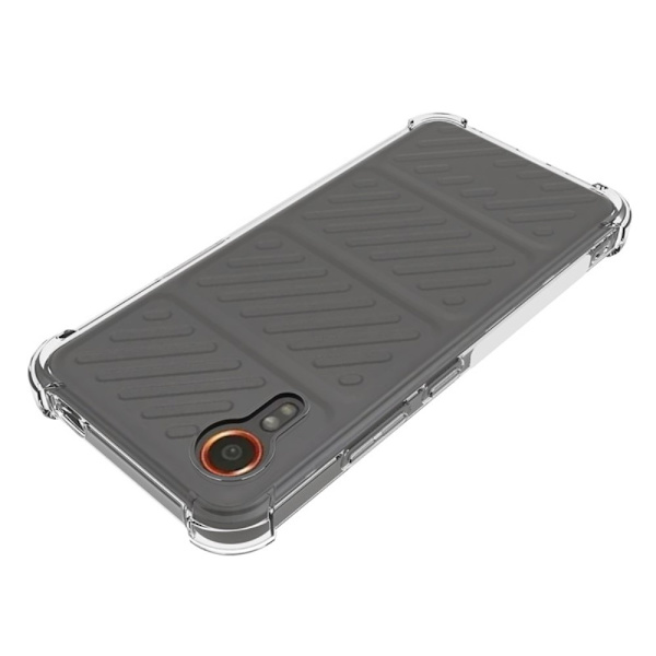 Samsung Galaxy Xcover 7 -kuoren TPU-suojus takana Transparent