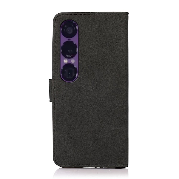 KHAZNEH Sony Xperia 1 VII Case lompakkokotelolle Shell Phone Case - musta Black
