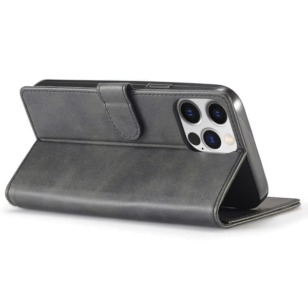 LC.IMEEKE Wallet Case till iPhone 15 Pro Max - Svart Svart