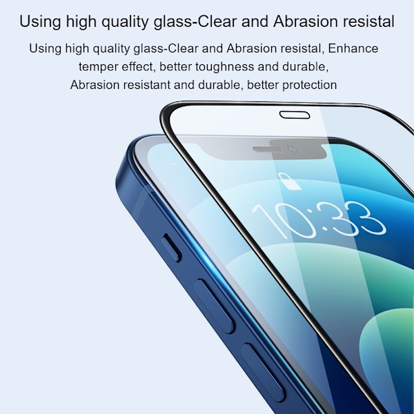AMORUS For iPhone 16 Pro Max Näytönsuojalasi Transparent