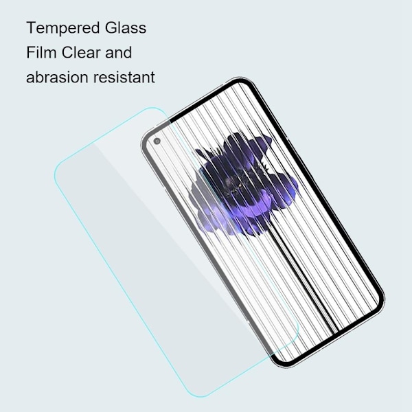 AMORUS Nothing phone (1) 5G Härdat glas skärmskydd Transparent