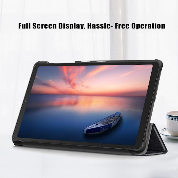 Trifoldet stativetui til Samsung Galaxy Tab A7 Lite 8.7" Black