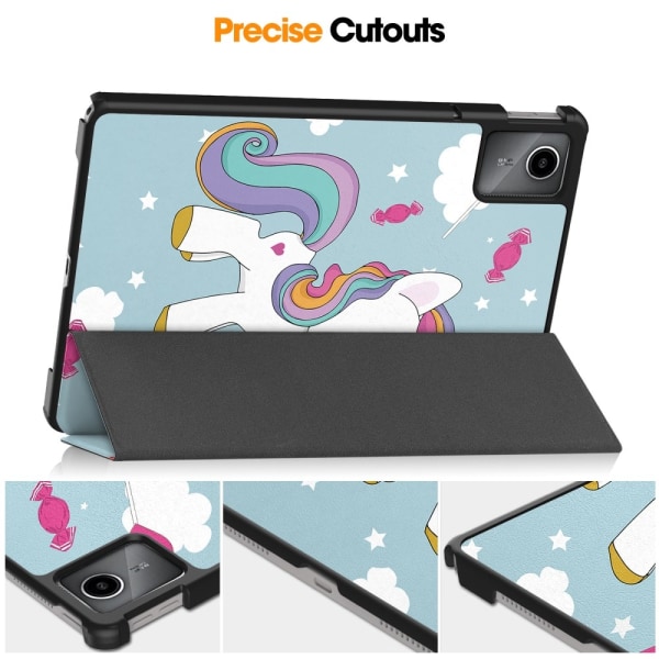 For Lenovo Tab M11 Trifold Stativdeksel - Hest Multicolor