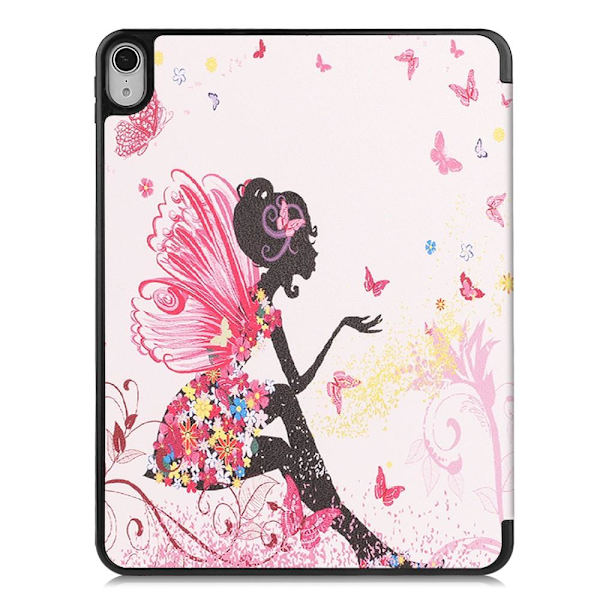 Apple iPad Air (2020) (2022) Slim fit tri-fold fodral - Beautiful Girl multifärg