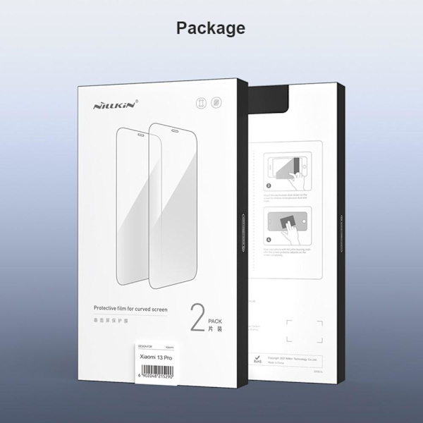 NILLKIN till Xiaomi 13 Pro PMMA  2-pack Heltäckande Curved Transparent