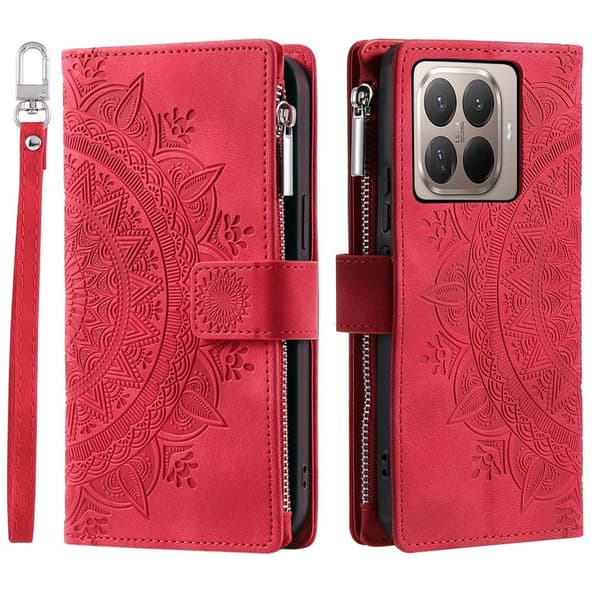 Til Xiaomi 17T Pro Pungcover Mandala Red