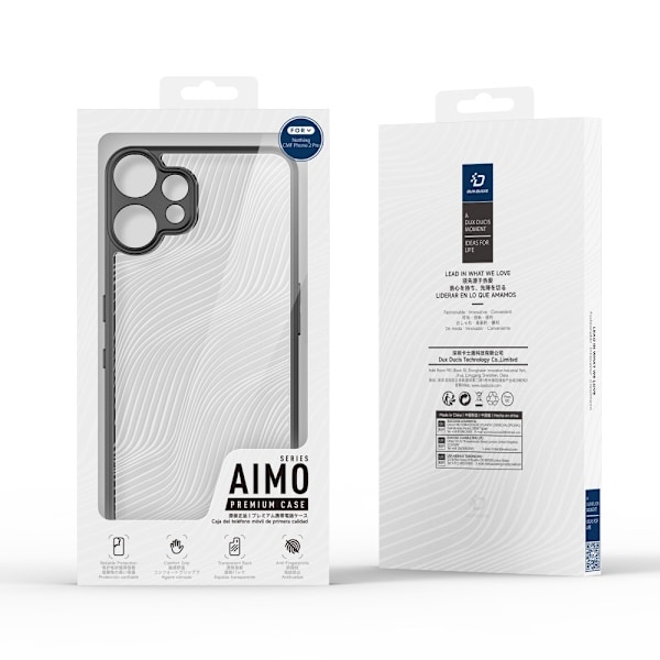 DUX DUCIS Aimo-sarjan Slim Case Nothing CMF Phone 2 Pro- TPU+PC Transparent