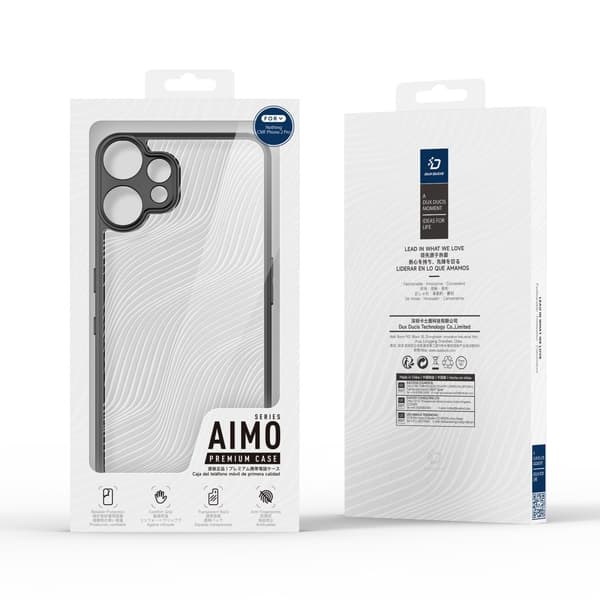 DUX DUCIS Aimo-seriens Slim Case för Nothing CMF Phone 2 Pro Telefonfodral Transparent