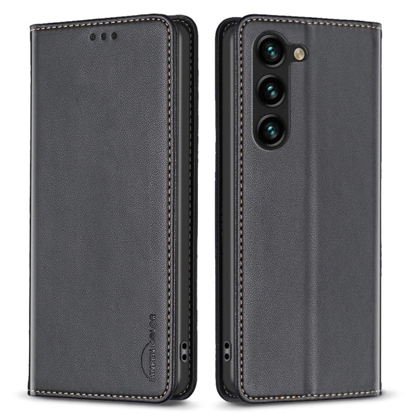 BINFEN COLOR lommebokdeksel for Samsung Galaxy S24-telefon Black