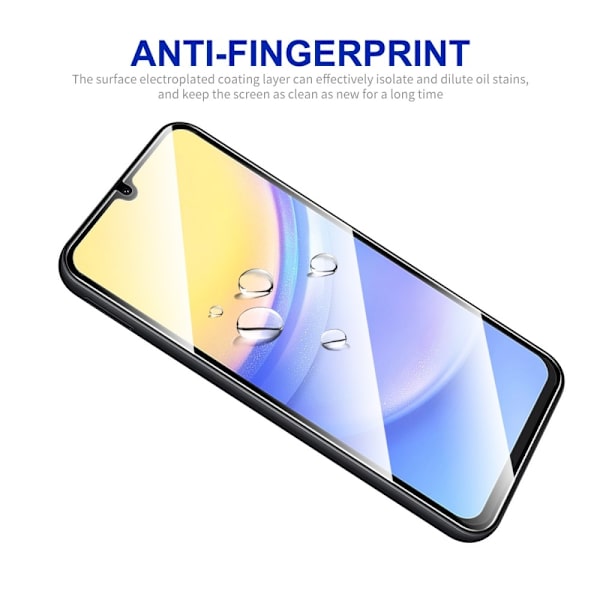 ENKAY 2st Härdat Glas Skärmskydd för Samsung Galaxy A15 Transparent