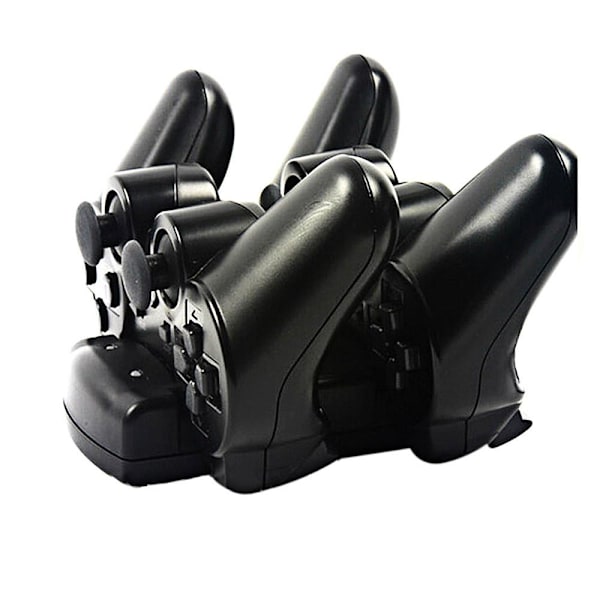 Playstation 3/PS3 Move kaksoislatausteline 2 in 1 Black