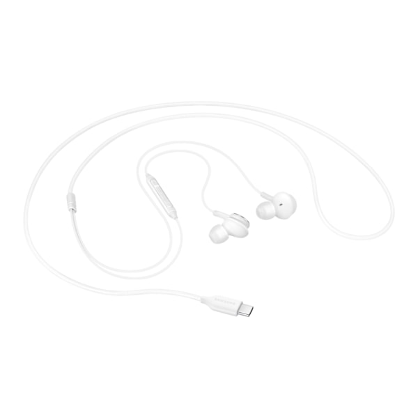 Samsung Stereo Headset EO-IC100 In-Ear høretelefoner Headset USB-C Hvid White
