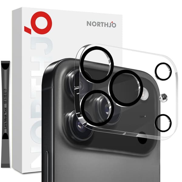 NORTHJO iPhone 17 Pro Kameralinssin Suojus Transparent