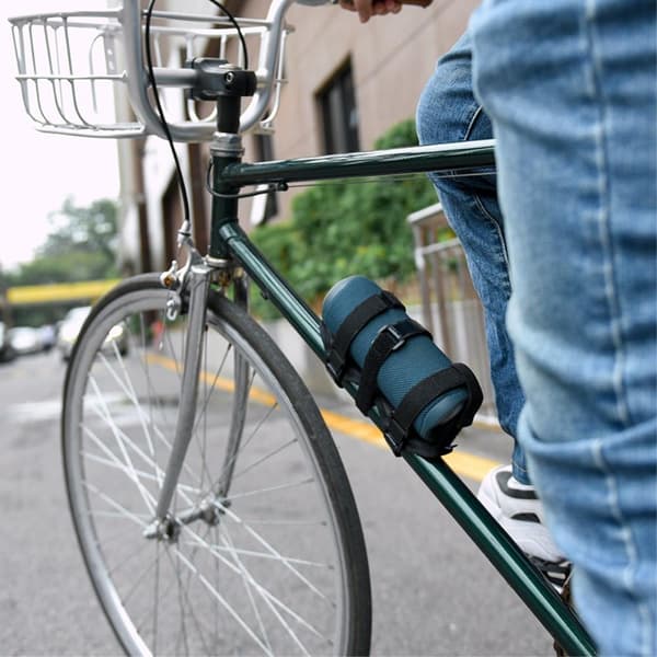 Universal sykkelhøyttalerholder Sykkelstyrstropper Black