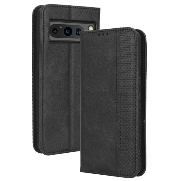 Lompakkoteline Käännettävä Puhelinkotelo Google Pixel 8 Pro - Musta Black