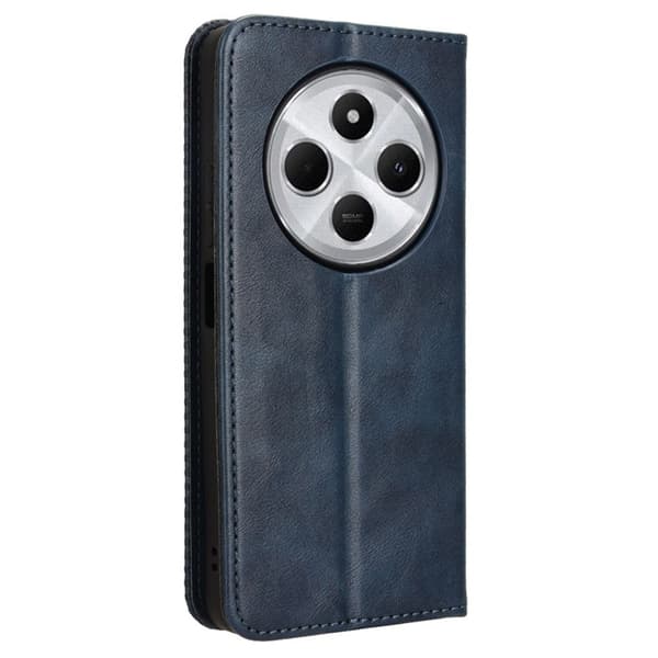 Til Xiaomi Redmi 14C Pung Stand Flip Telefonetui - Blå Blue